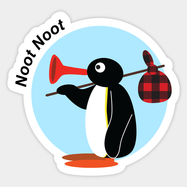 Pingu - Noot Noot Sticker by stickerfule